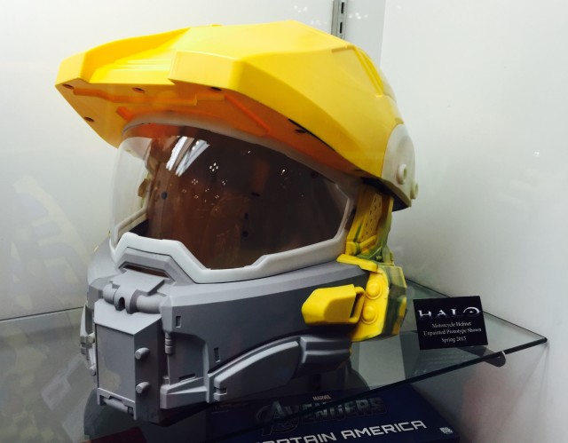 NECA Halo Master Chief Motorcycle Helmet Unpainted Prototype