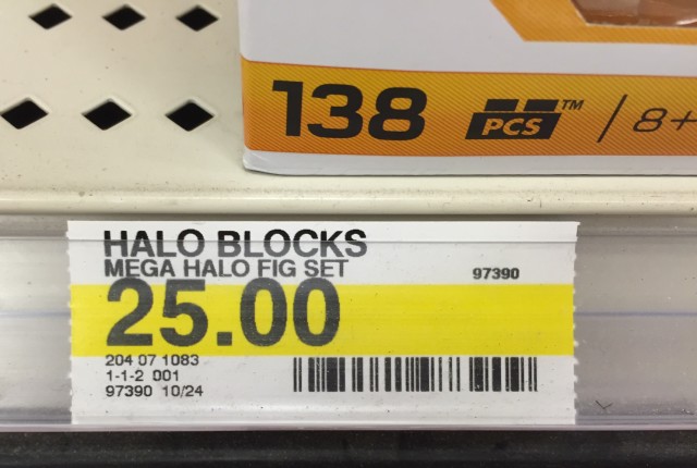 97390 Mega Bloks Halo Ultimate Battle Collector Pack Price Tag