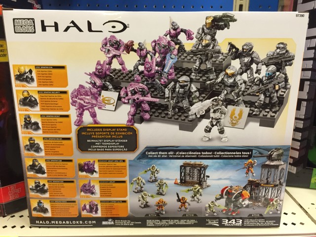 Halo Mega Bloks 97390 Box Back