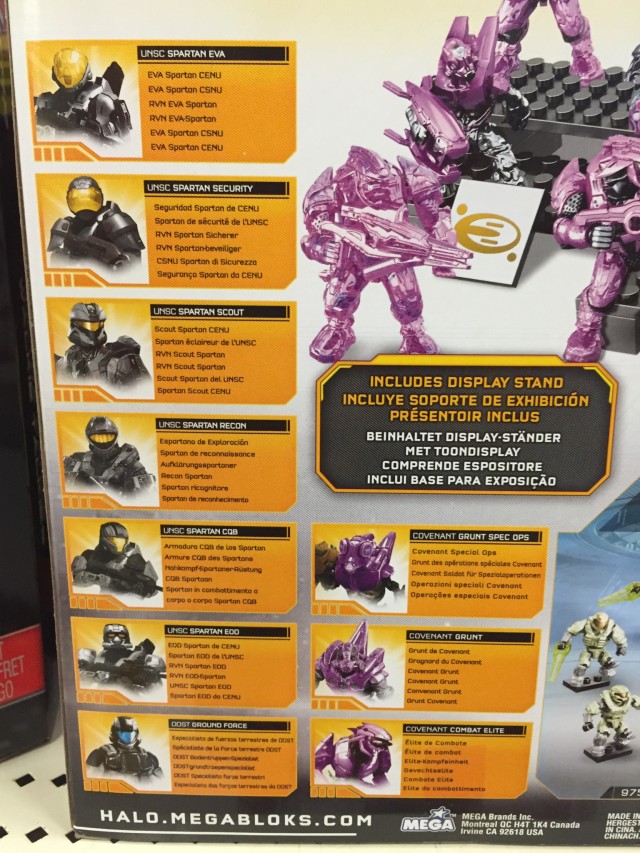 Target Exclusive Halo Mega Bloks Ultimate Battle Collector Park 97390 Figures Contents