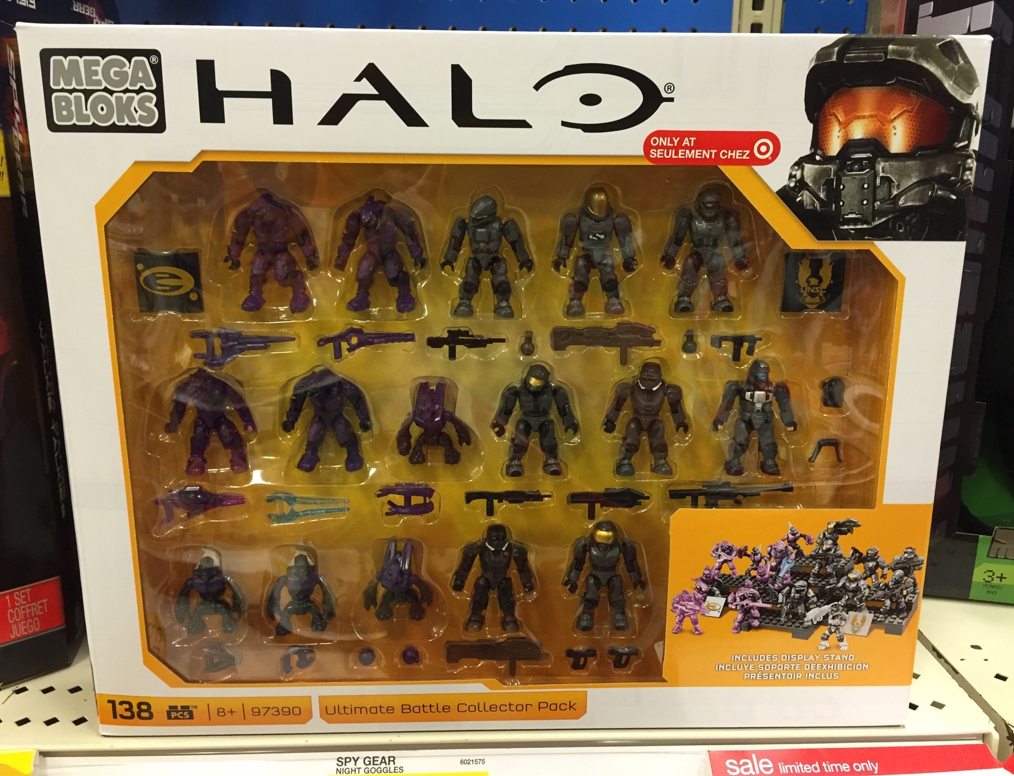 Halo Mega Bloks UNSC Gray Spartan EOD Figure 97390 Ultimate Battle collector 