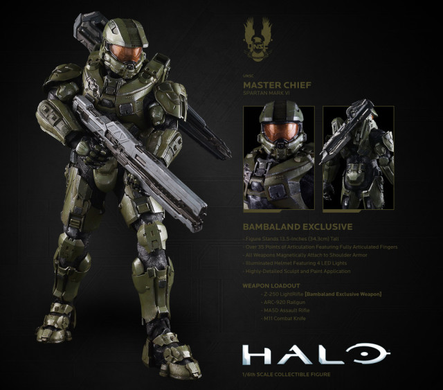 Bambaland Master Chief Sixth Scale Figure Three A Toys Halo