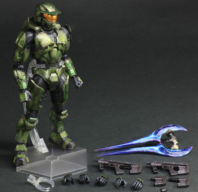 Play Arts Kai Halo 2 Anniversary Edition Master Chief Figure and Accessories