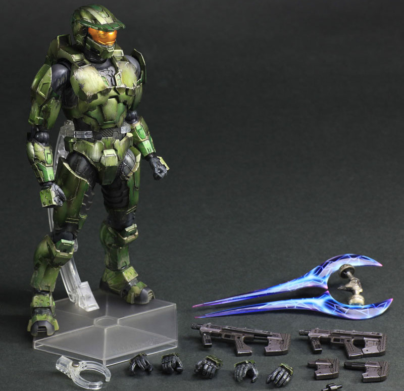 Play Arts KAI HALO 5 Guardians Master Chief 10/" REPLICA Figure Toy New