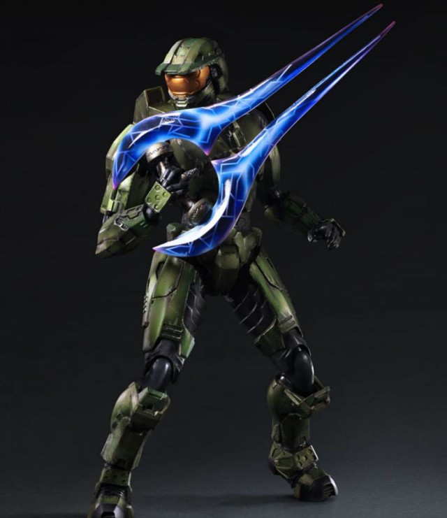 Square-Enix Play Arts Kai Halo 2 Anniversary Edition Master Chief Figure with Energy Sword