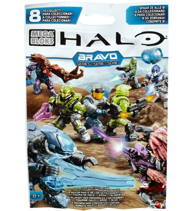 Ultra Rare Halo Mega Bloks Series 5.5 Stealth Black EVA Spartan Silenced SMG 