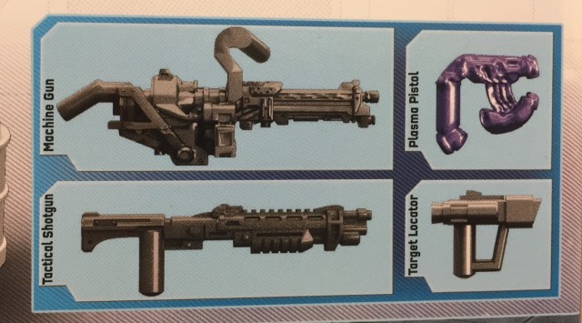 Halo Mega Bloks Covenant Drones Outbreak Weapons Machine Gun Target Locator