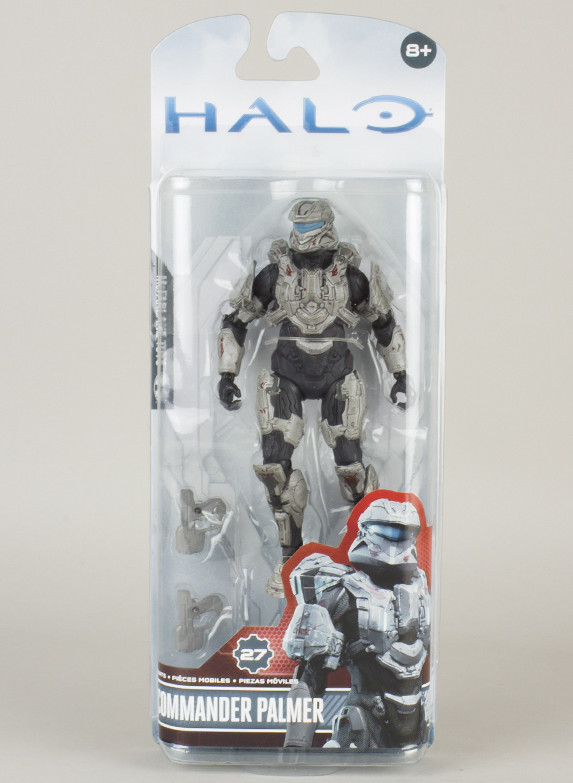 Halo 4 Series 3 Commander Palmer Figure Packaged