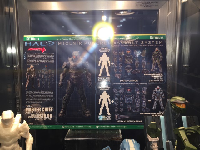 Kotobukiya New York Comic Con 2015 Halo 4 5 Statues