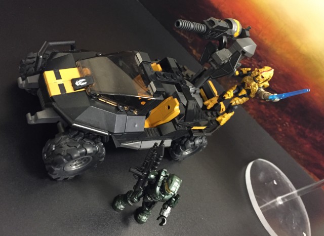 Halo 5 Mega Bloks UNSC Attack Gausshog 2015 Toy Fair