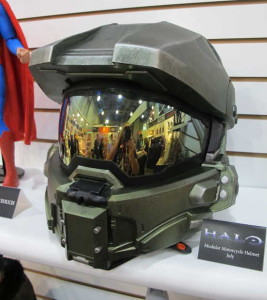 New York Toy Fair 2015 Halo Master Chief Motorcycle Helmet NECA