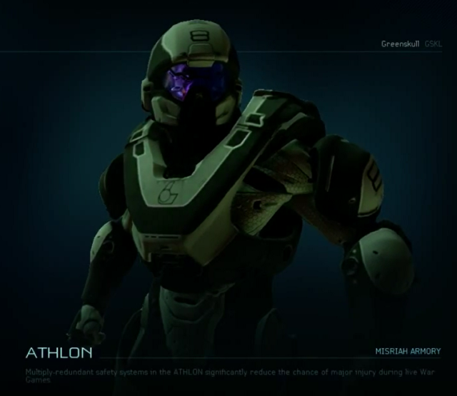 Halo 5 Athlon Spartan Armor Permutation Screenshot