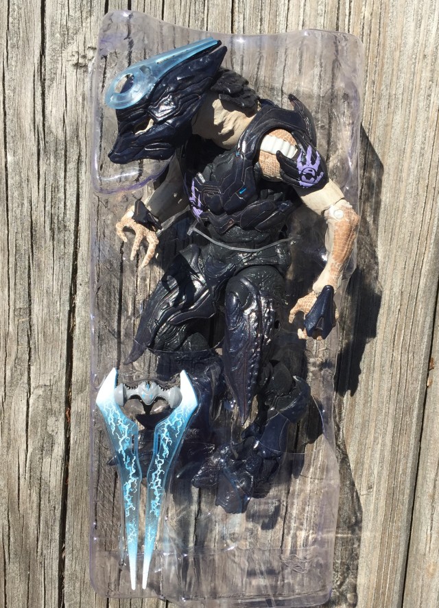 Halo 4 Jul Mdama Action Figure in Bubble Packaging