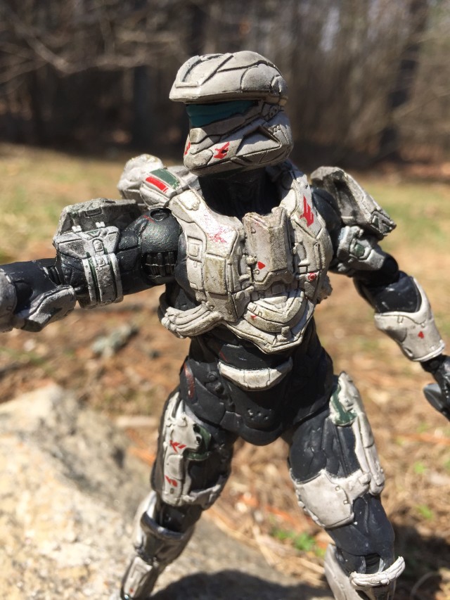 Close-Up of Halo 4 Wave 3 Sarah Palmer McFarlane Figure