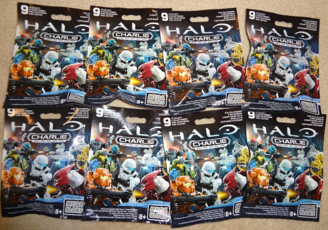 Halo Mega Bloks Charlie Series Figures Blind Bags