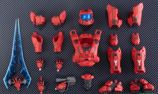 Kotobukiya Halo Spartan Mark VI Red Armor Pieces with Energy Sword