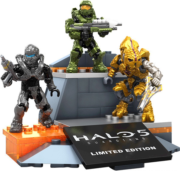 SDCC 2015 Exclusive Halo Mega Bloks Icons Figures Set