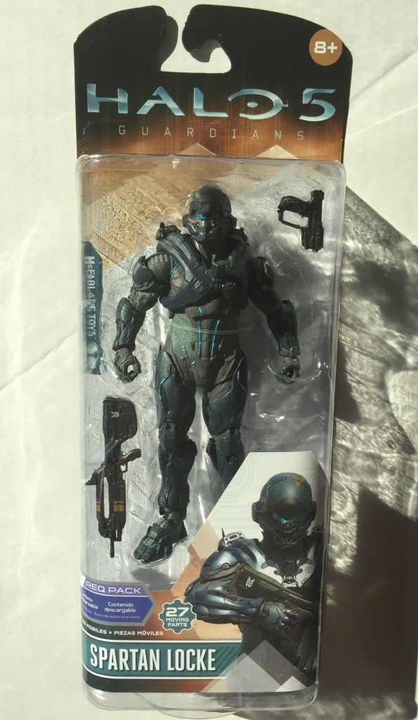 Packaged Halo 5 Guardians Locke Spartan Figure