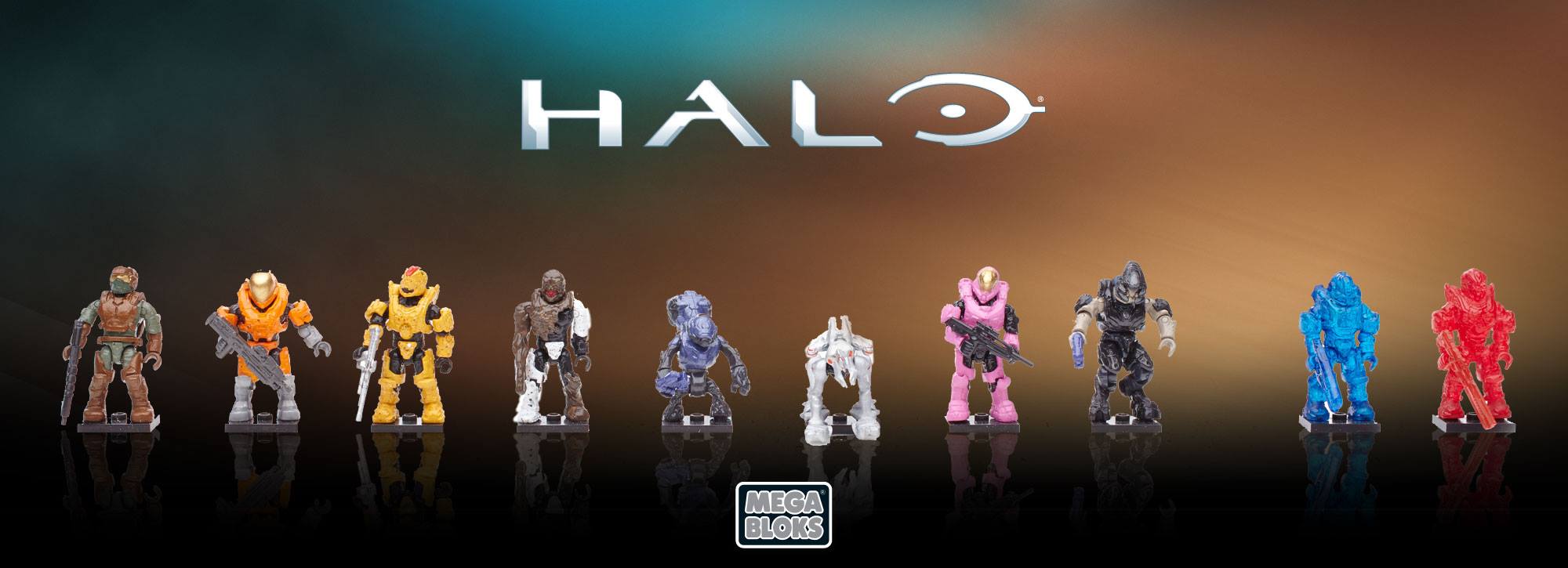 Mega Bloks Halo Covenant Imperial Grunt-Delta Series Figurine 