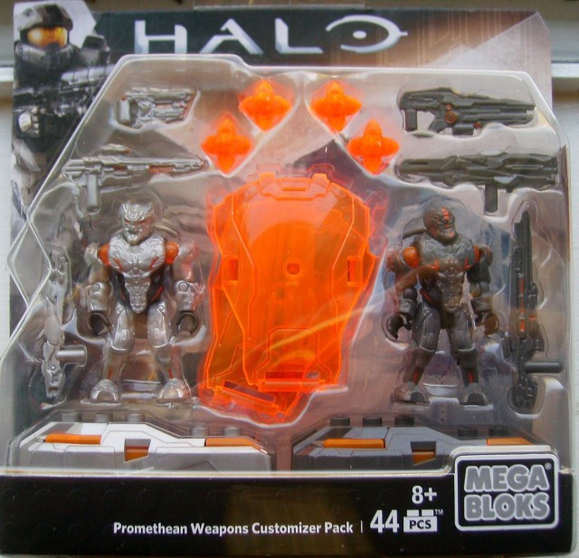 Halo Mega Bloks Promethean Weapons Customizer Pack Packaged
