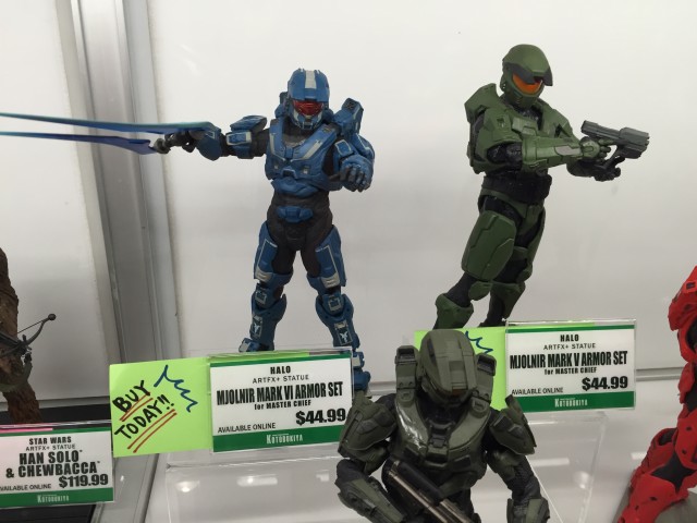 Halo ARTFX+ Armor Sets Mark VI Master Chief Mark V Kotobukiya