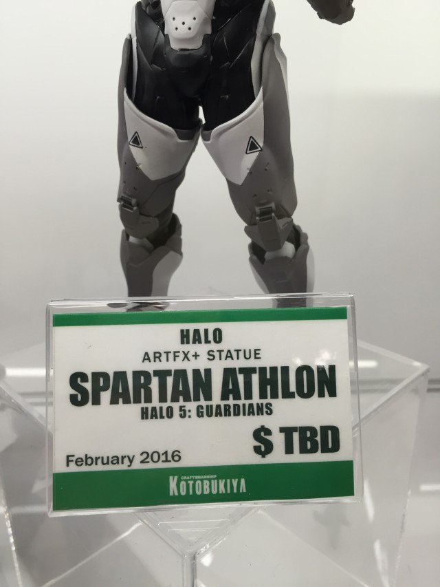 NYCC 2015 Halo 5 Spartan Athlon Statue Placard