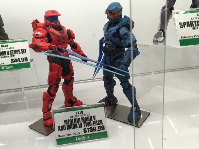 NYCC 2015 Halo Kotobukiya Spartan Statues