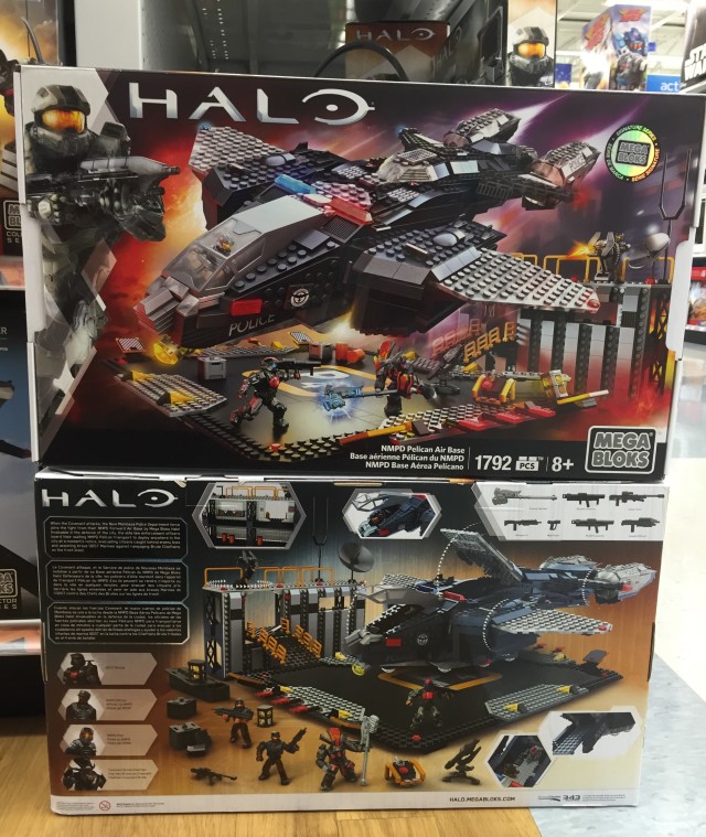 Toys R Us Exclusive Mega Bloks Halo NMPD Pelican Air Base Set