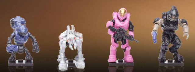 Mega Bloks Halo Delta Series Pink Spartan Crawler