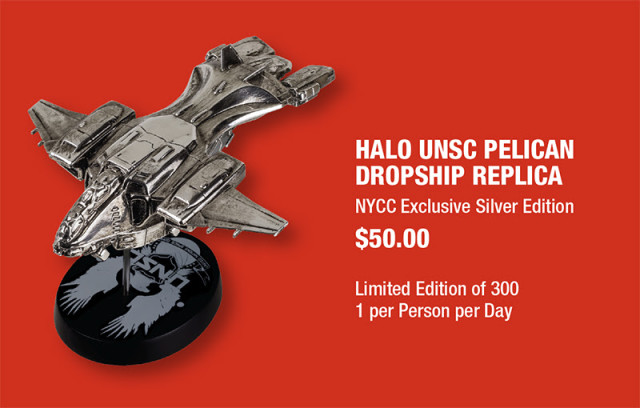 Dark Horse New York Comic Con Halo Silver Pelican Exclusive