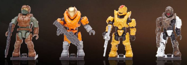 Series Delta Halo Mega Bloks Figures Flood Spartan