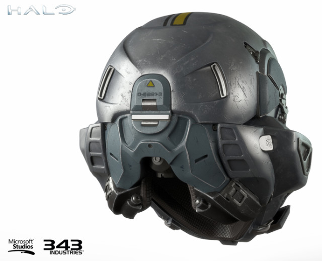 Halo 5 Guardians Spartan Jameson Locke Helmet Back View