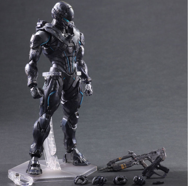 Halo 5 Play Arts Kai Locke and Accessories