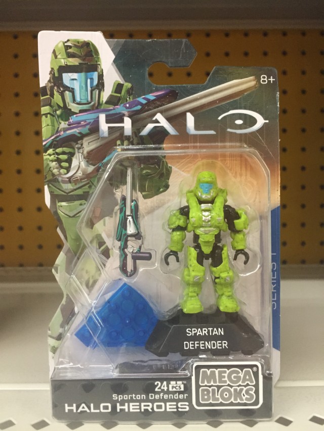 Mega Bloks Halo 2016 Heroes Spartan Defender Figure Packaged