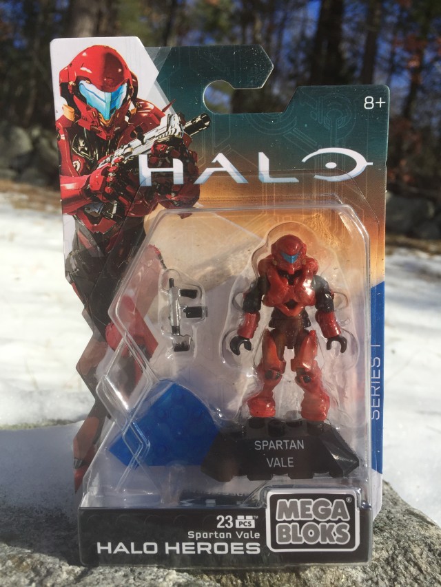 Halo Heroes Spartan Vale Figure Packaged