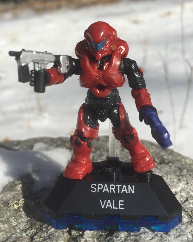 Halo Mega Bloks Halo Heroes Spartan Vale Figure Review