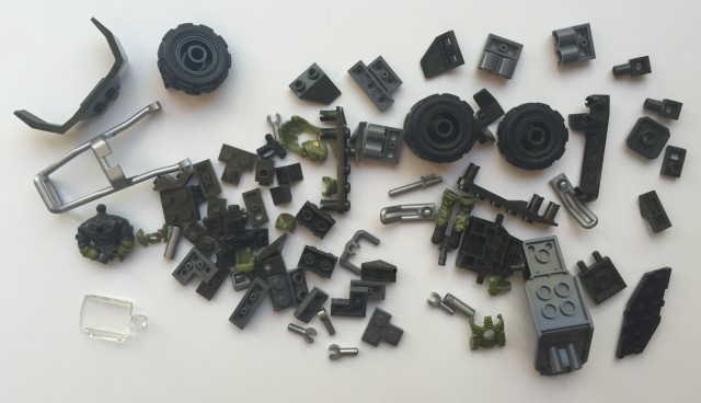 Mega Bloks Halo Jackrabbit Blitz Unassembled Pieces