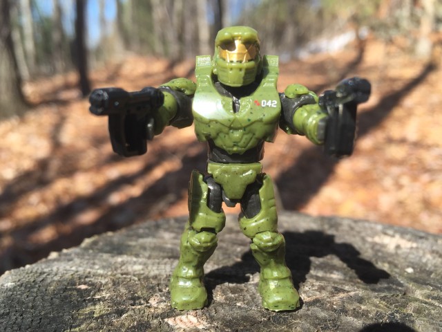 Dual-Wielding M6D Douglas Spartan Mega Bloks Figure