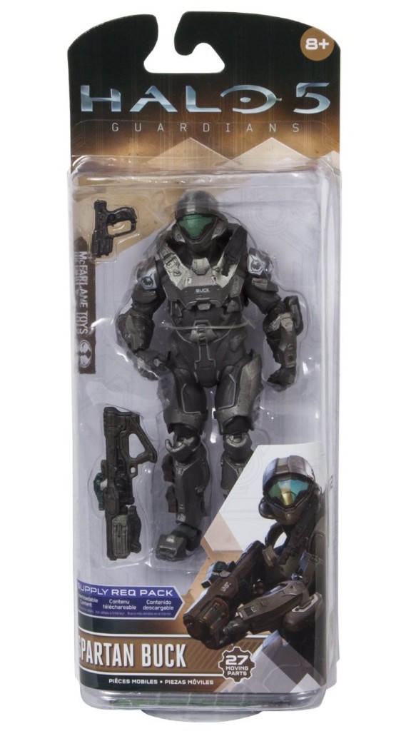 Halo 5 Series 2 Spartan Buck Figure Packaged