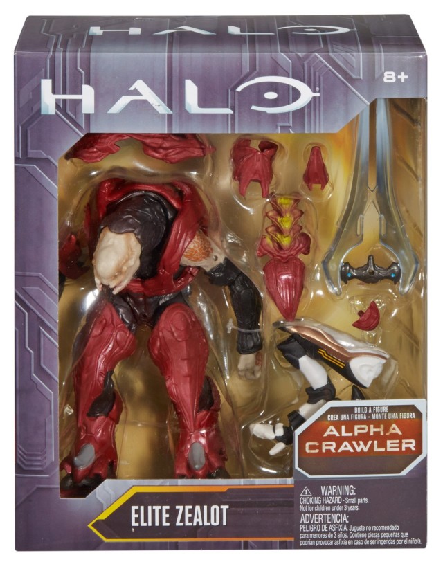 Halo Elite Zealot Mattel 6 Inch Figure Packaged