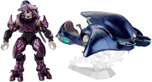 Halo Ghost Mattel Vehice with Six Inch Elite Figure