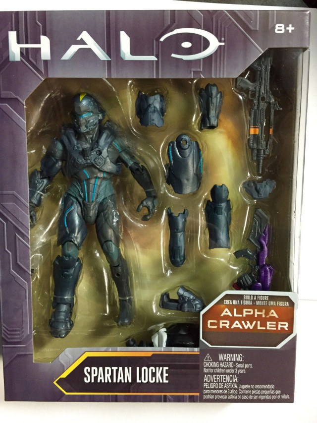 Halo Mattel Spartan Locke Figure Packaged Series 1