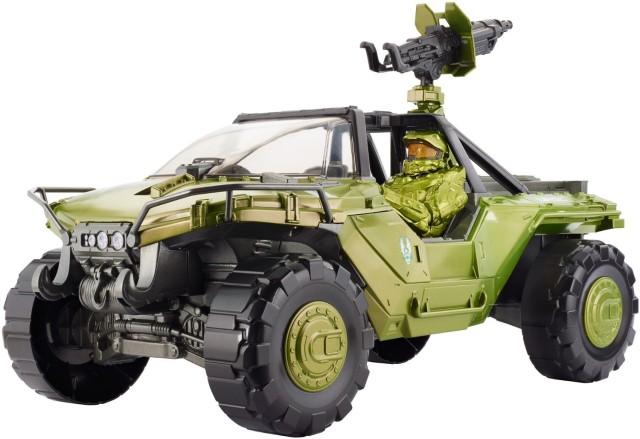 Halo UNSC Warthog with Master Chief Figure Mattel