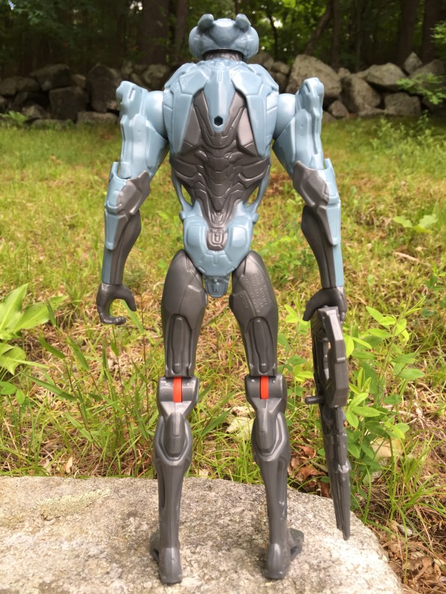 Back of Promethean Soldier 12 Inch Figure