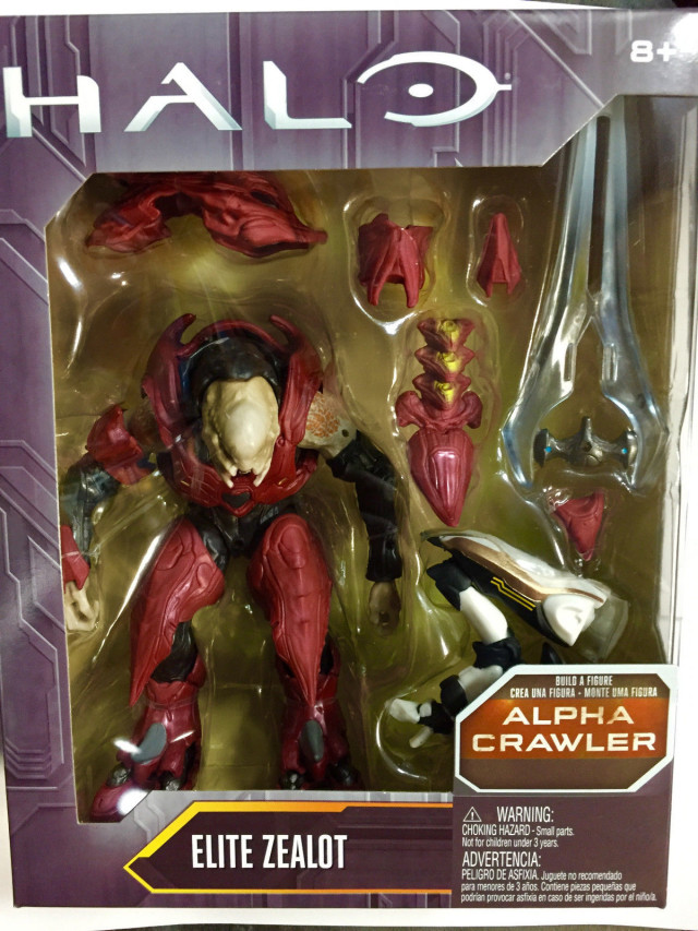 Mattel Halo Series 1 Elite Zealot Figure Packaged