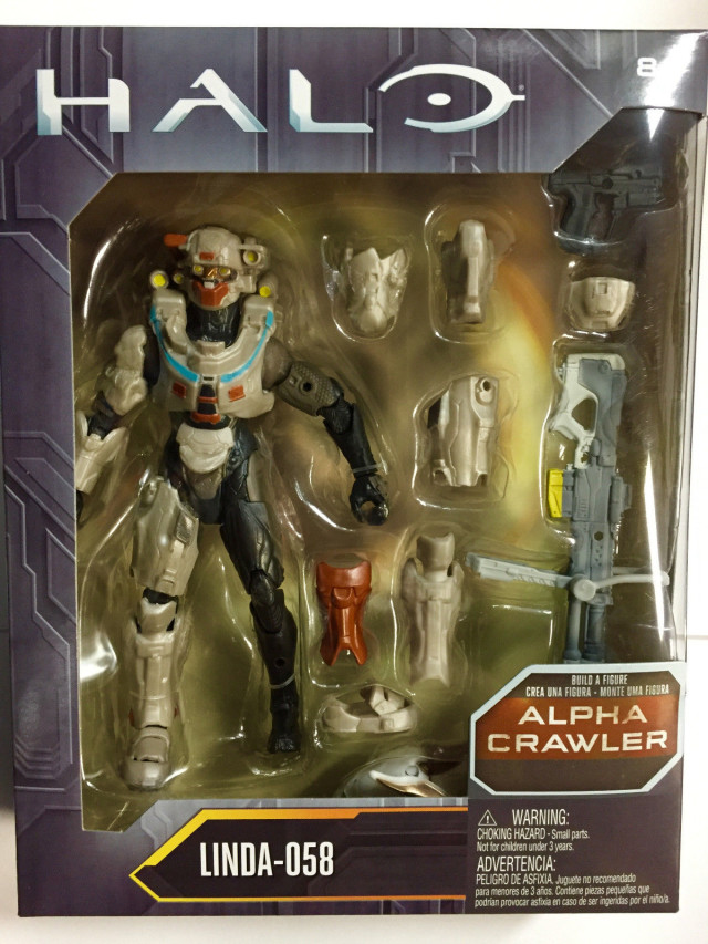 Mattel Halo Spartan Linda 058 Figure Packaged