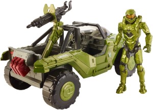 Mattel Halo Warthog with 12 Inch Master Chief Figure