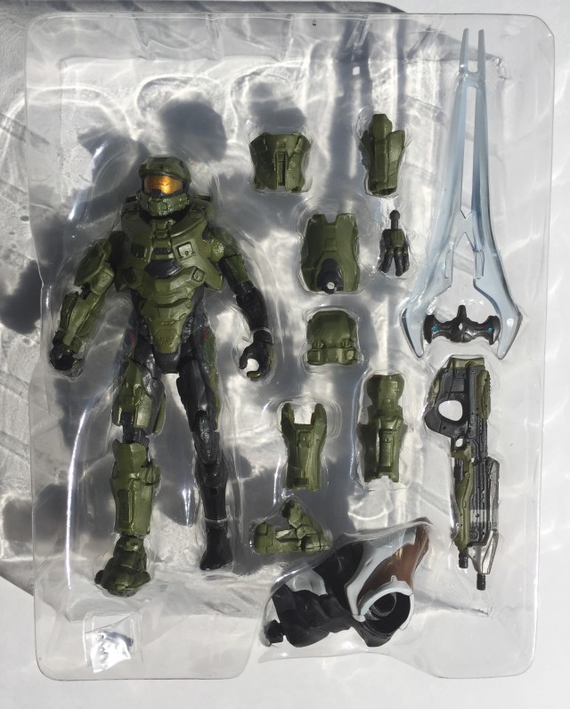 Halo Mattel Master Chief Figures and Accessories in Package