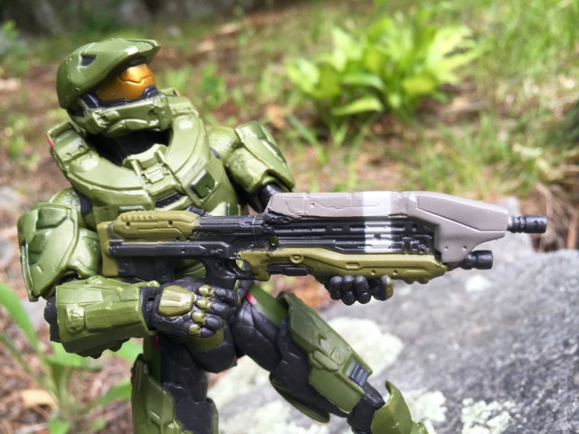 Close-Up of Mattel Halo Assault Rifle for Six Inch Figures