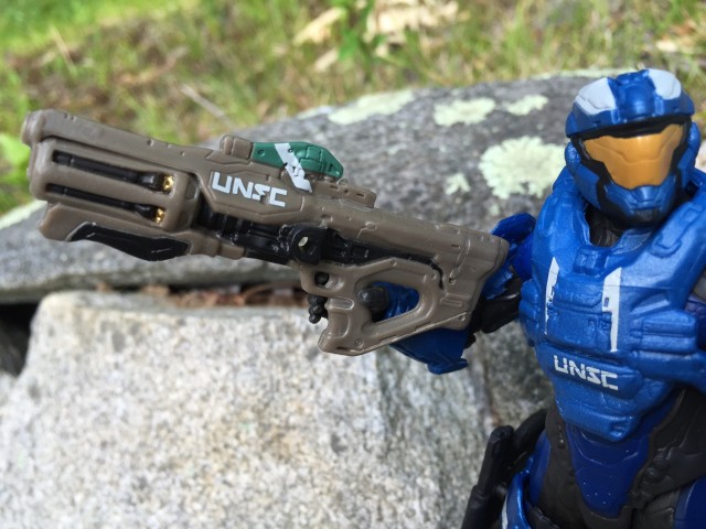 Mattel Halo UNSC Hydra Launcher Gun Close-Up